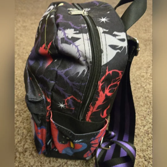 KBNL Maleficent 12inch Deluxe Oversize Print Daypack A21311 Medium - Picture 6 of 9